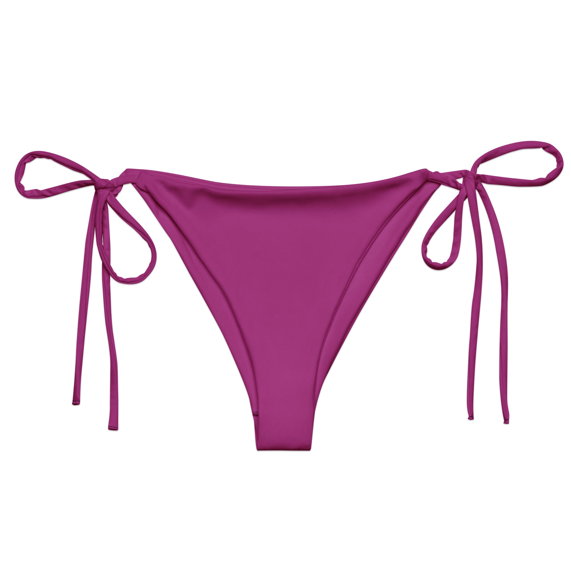 All-over print recycled string bikini bottom