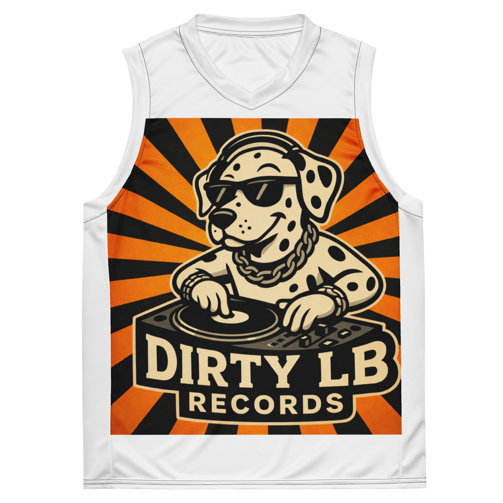 Recycled unisex basketball jersey